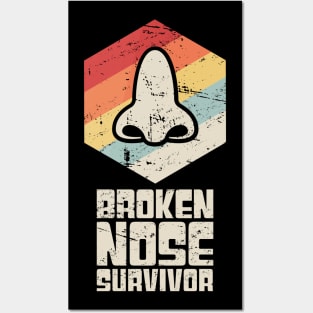 Funny Broken Nose Get Well Soon Gift Posters and Art